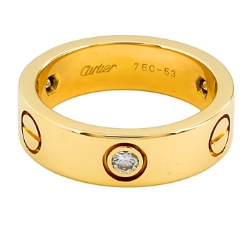 18ct gold diamond Wedding Ring size M